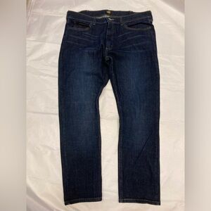 MEN’S LEE JEANS, 38 WAIST, INDIGO, STRAIGHT LEG, SLIM FIT, VINTAGE, PRE-OWNED